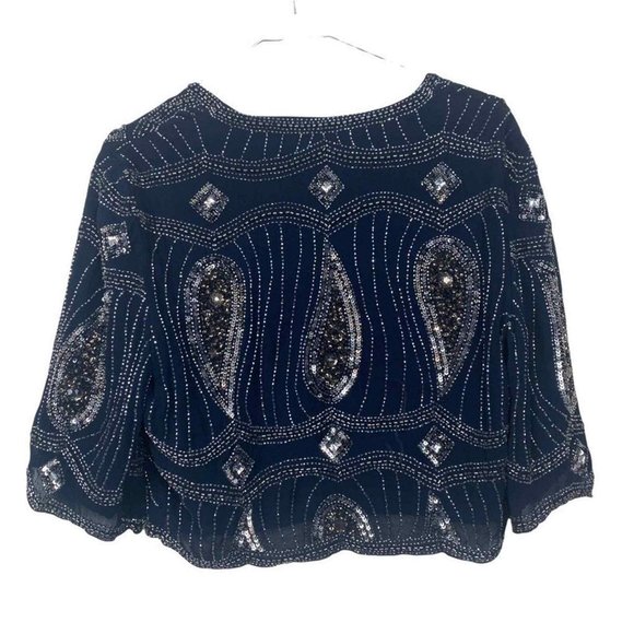 Cropped Sequin Jacket | Free People | NWT - Picture 3 of 3